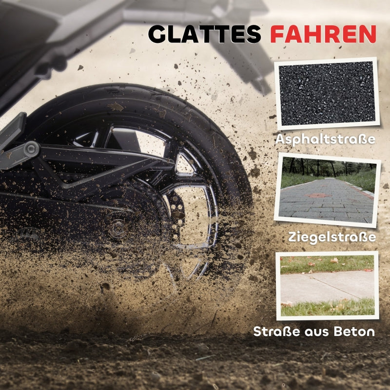 Electric Kids Motorcycle, Honda, 3 km/h, Music & Light, Yellow