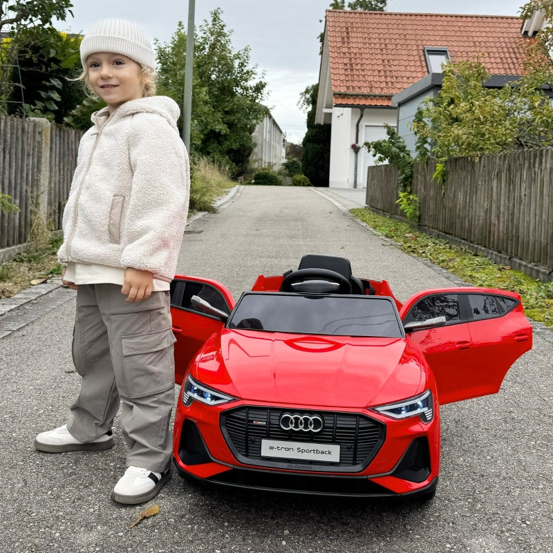 Children's Electric Car with Remote Control and Music Function, Red