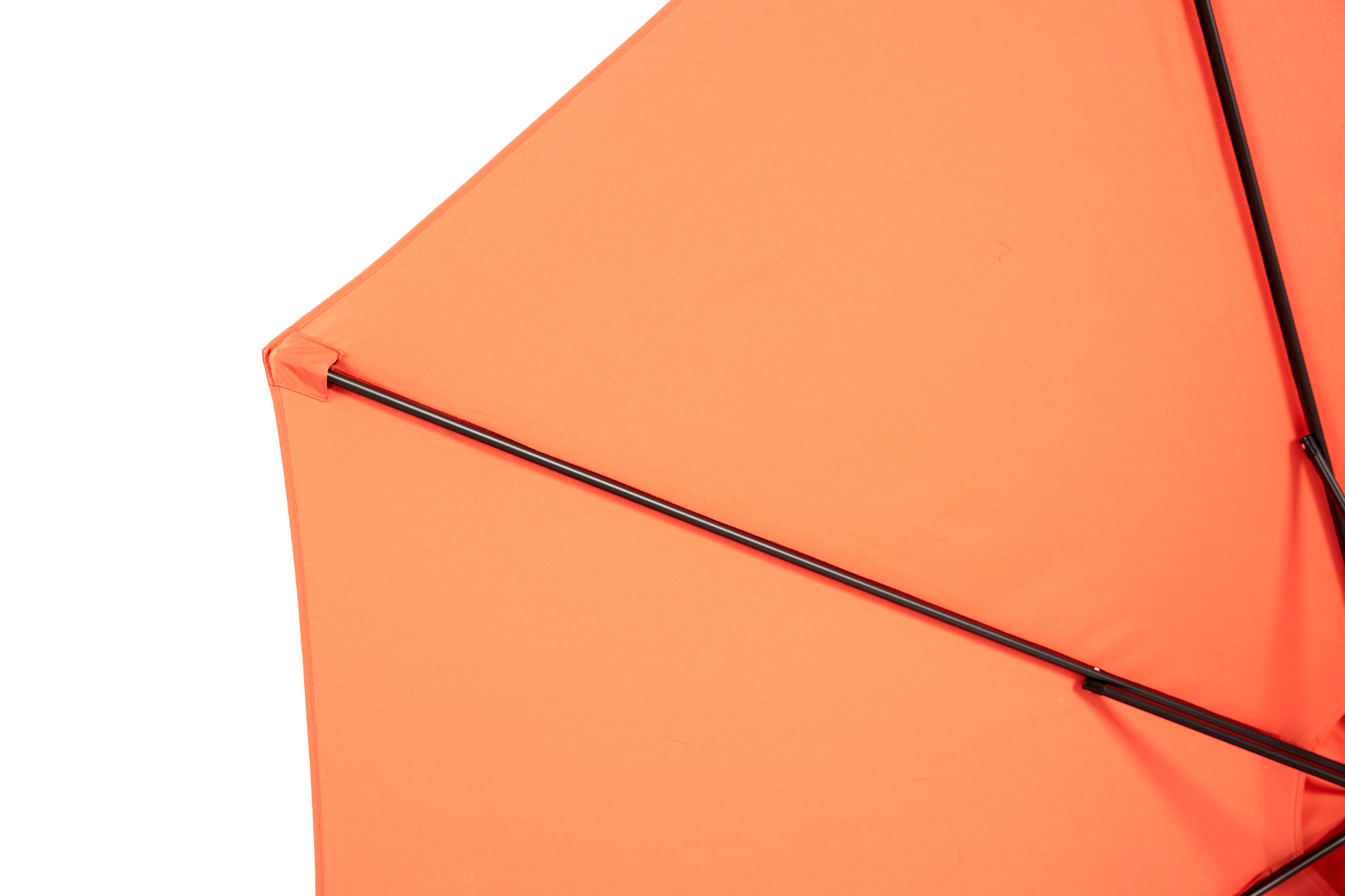 14.8 Ft Double Sided Outdoor Umbrella, Rectangular Large with Crank, Orange