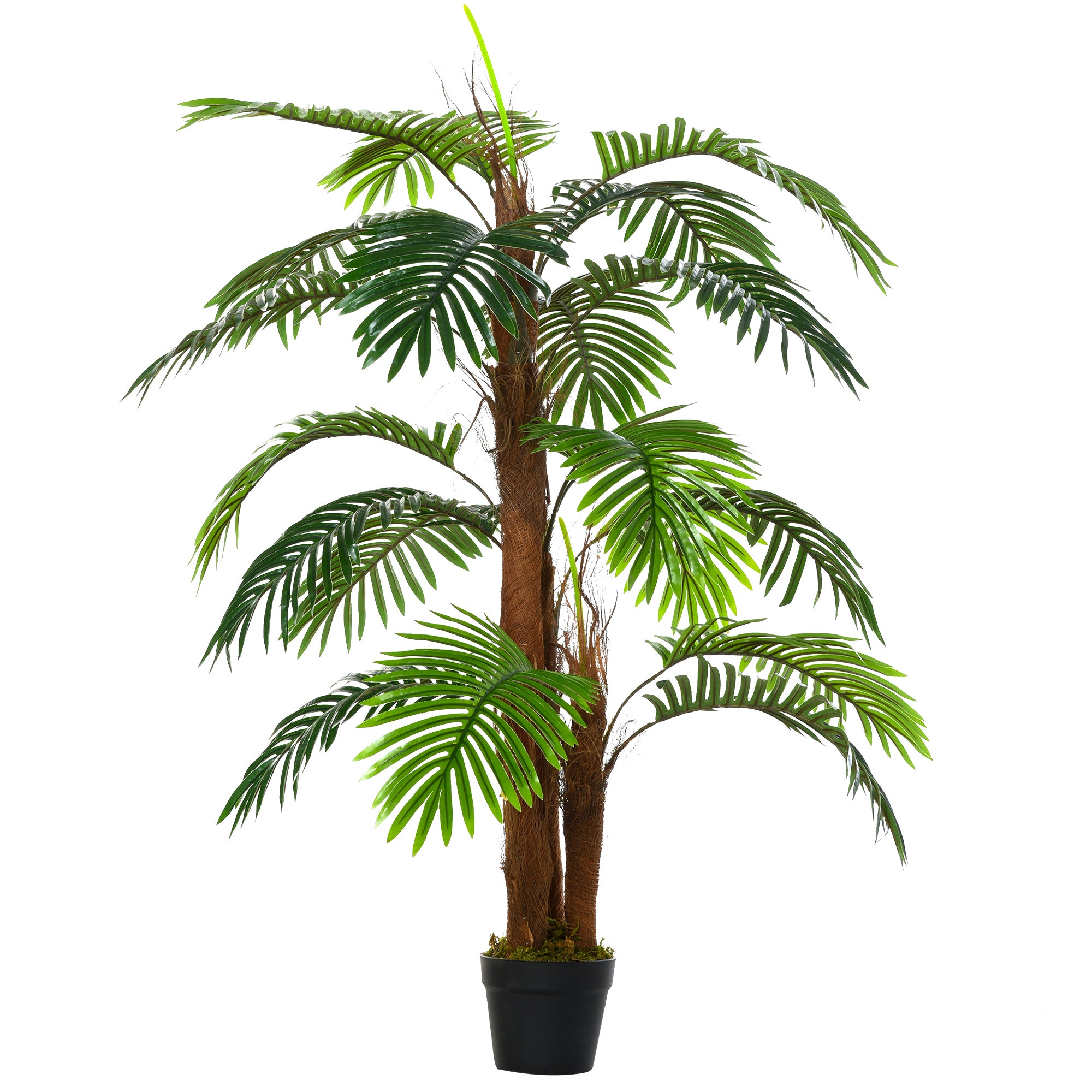 Artificial Palm 120cm, lifelike, plastic pot