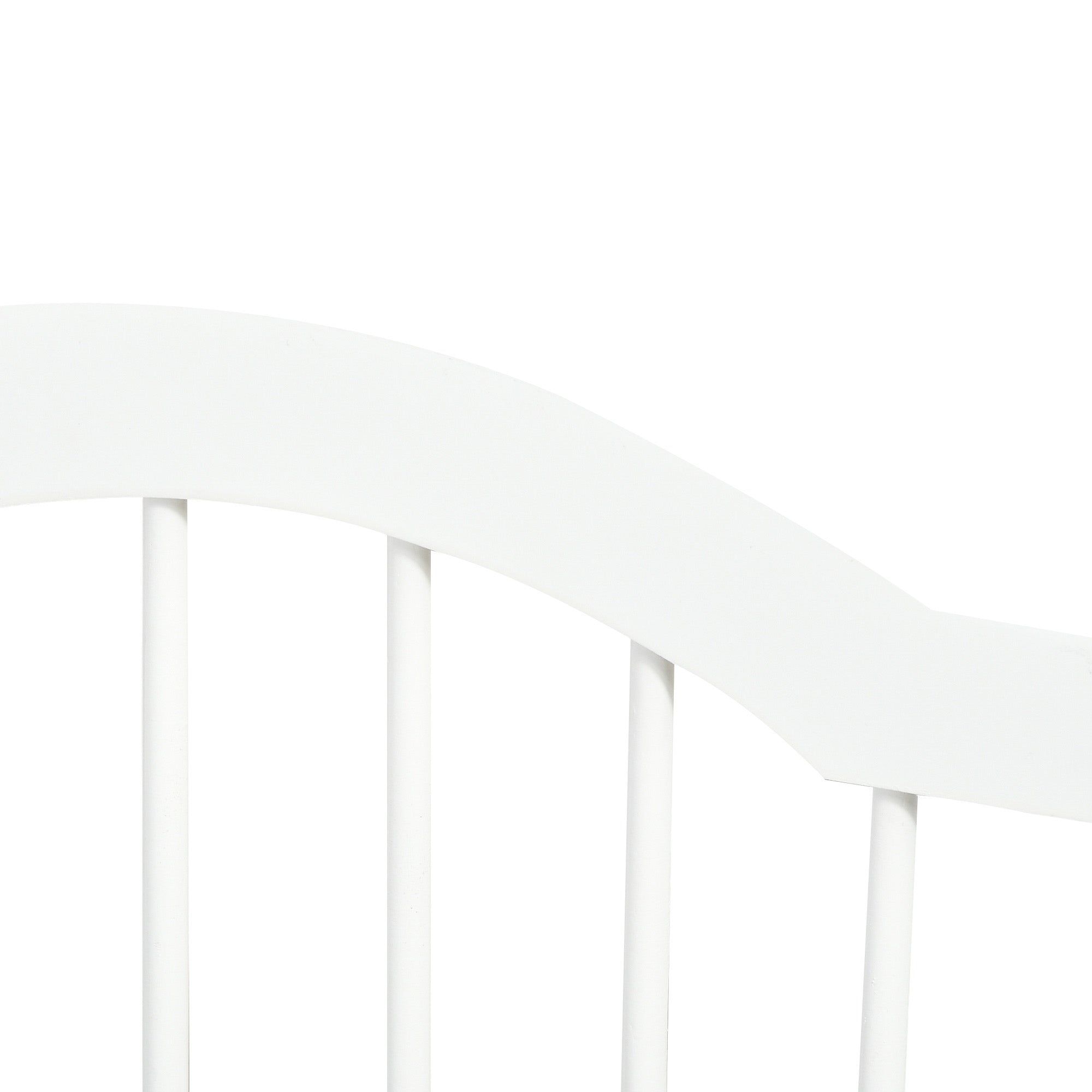 Dog Barrier Safety Gate, 3-Part Foldable MDF White