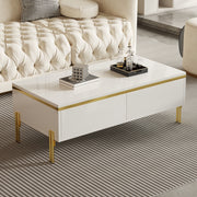 Coffee Table Multifunctional Side Table 100x50x36cm High-Gloss