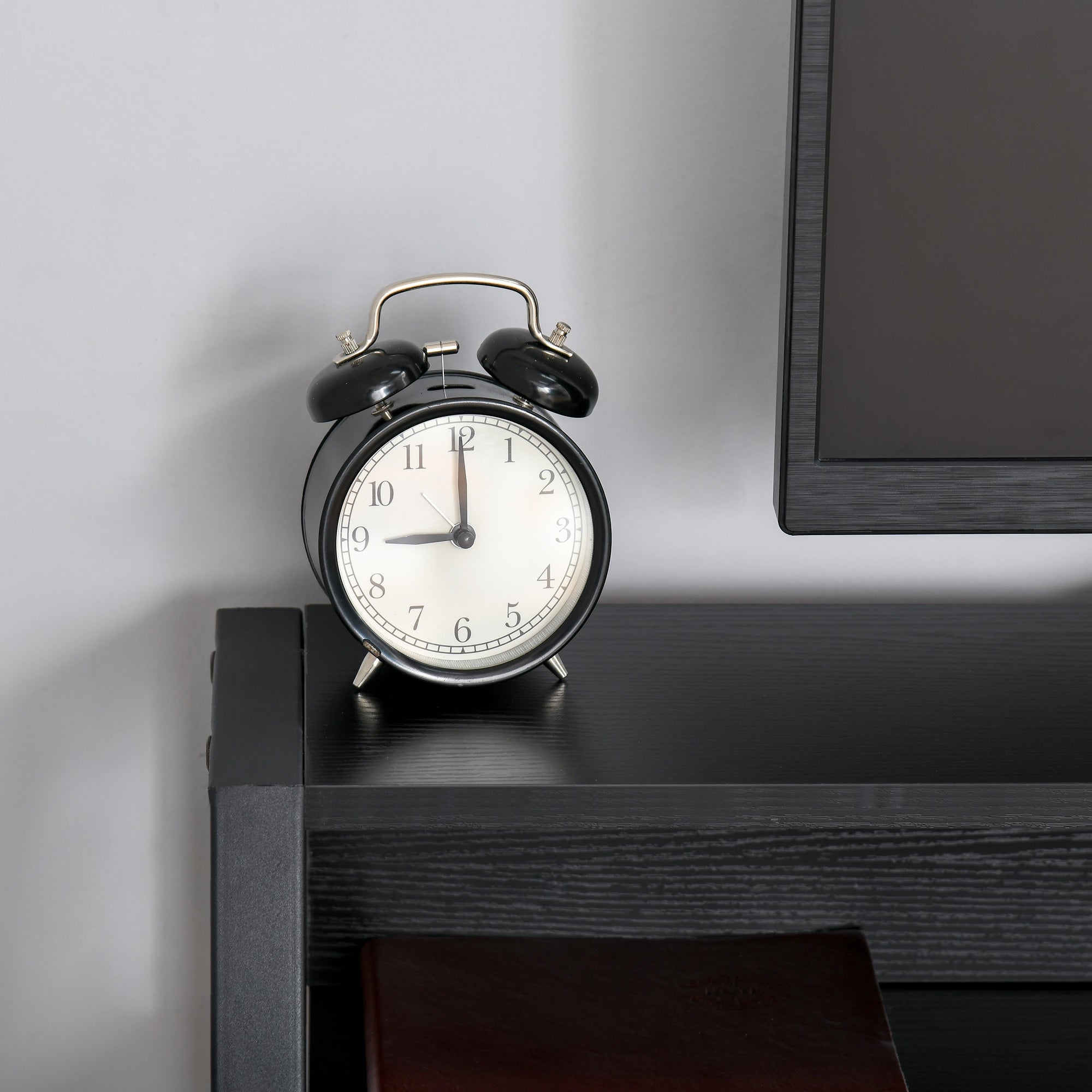 Computer Desk with Storage, Cable Management, Metal Black
