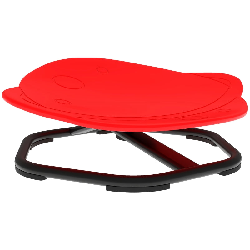 Planet-Shaped Swivel Chair, Sensory Spinning for Balance & Coordination, Red