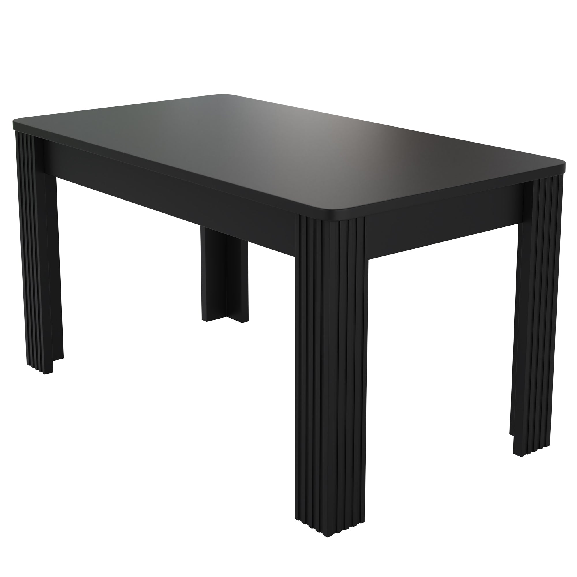 Dining Table Rectangular Modern Simple - Black