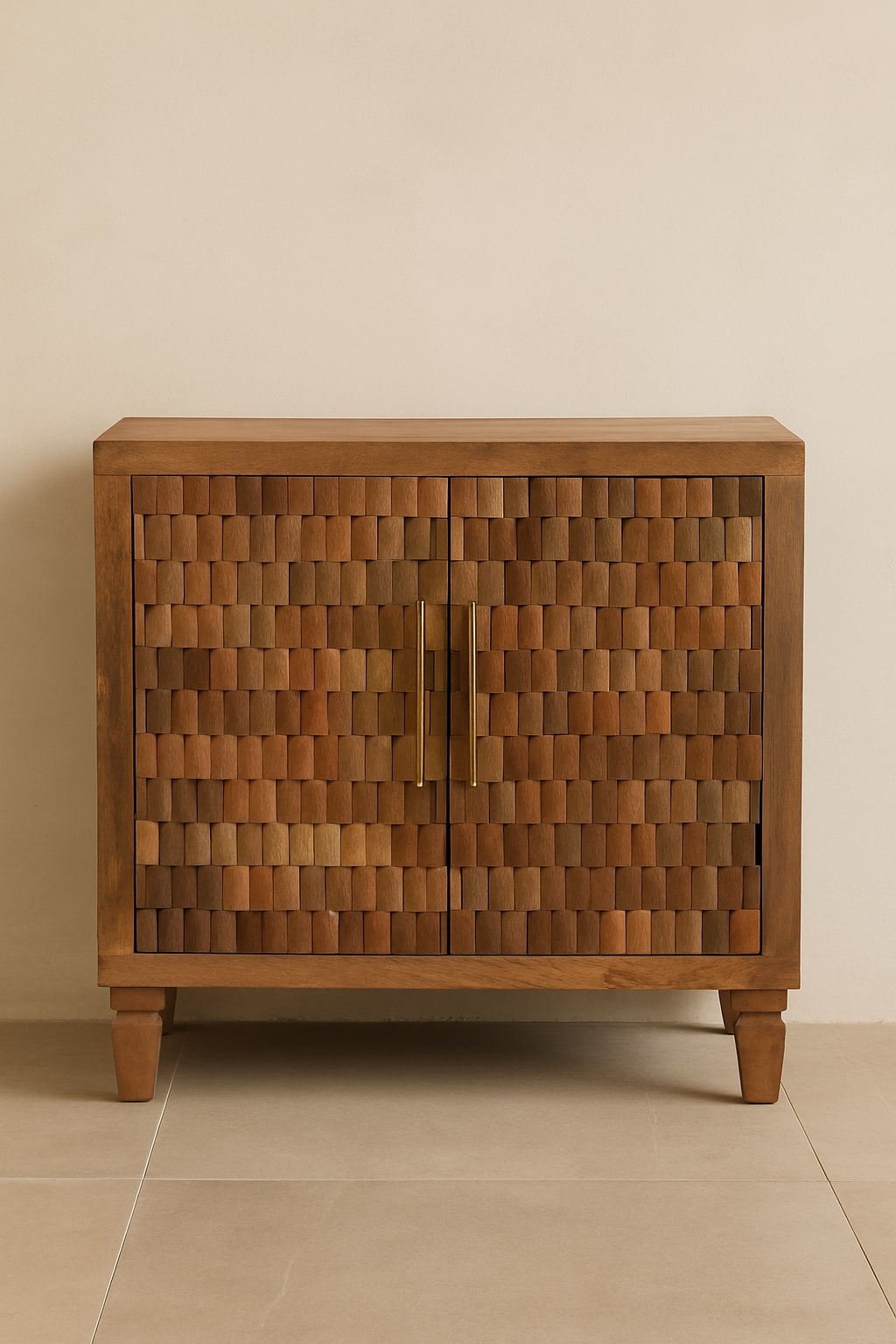 Marbella Cabinet, Sustainably Sourced Solid Mango Wood