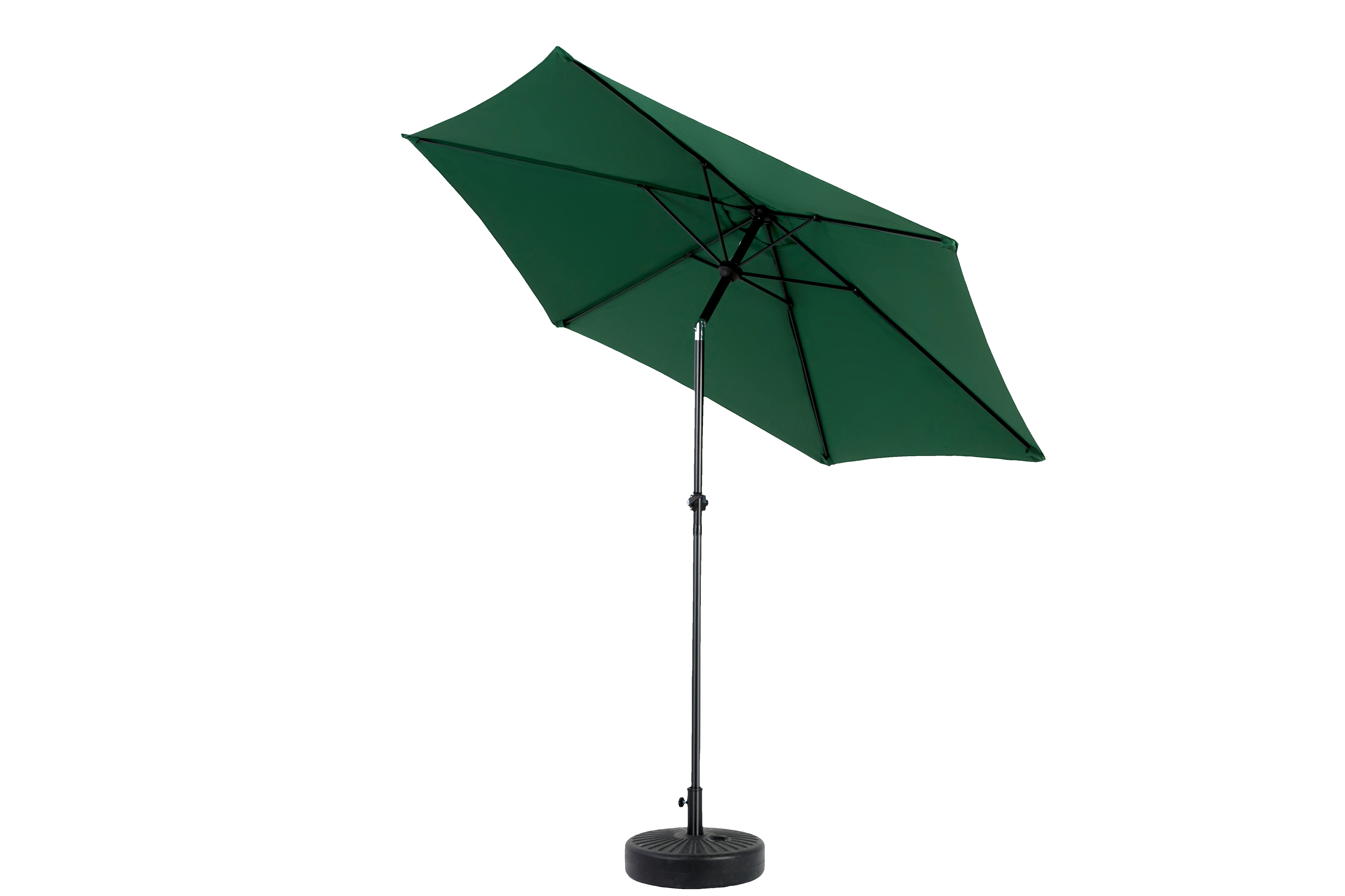 9 ft Double Sided Outdoor Umbrella Rectangular Large with Crank, Dark Green