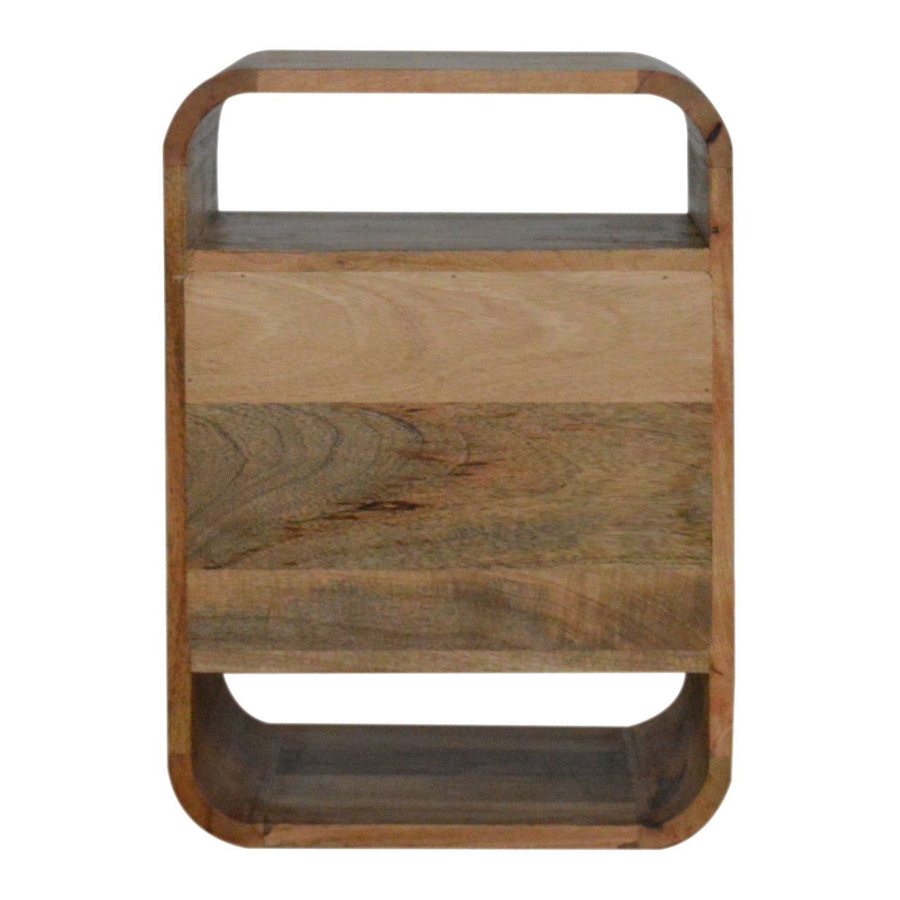 London Bedside 2-Drawer Mango Wood Nightstand