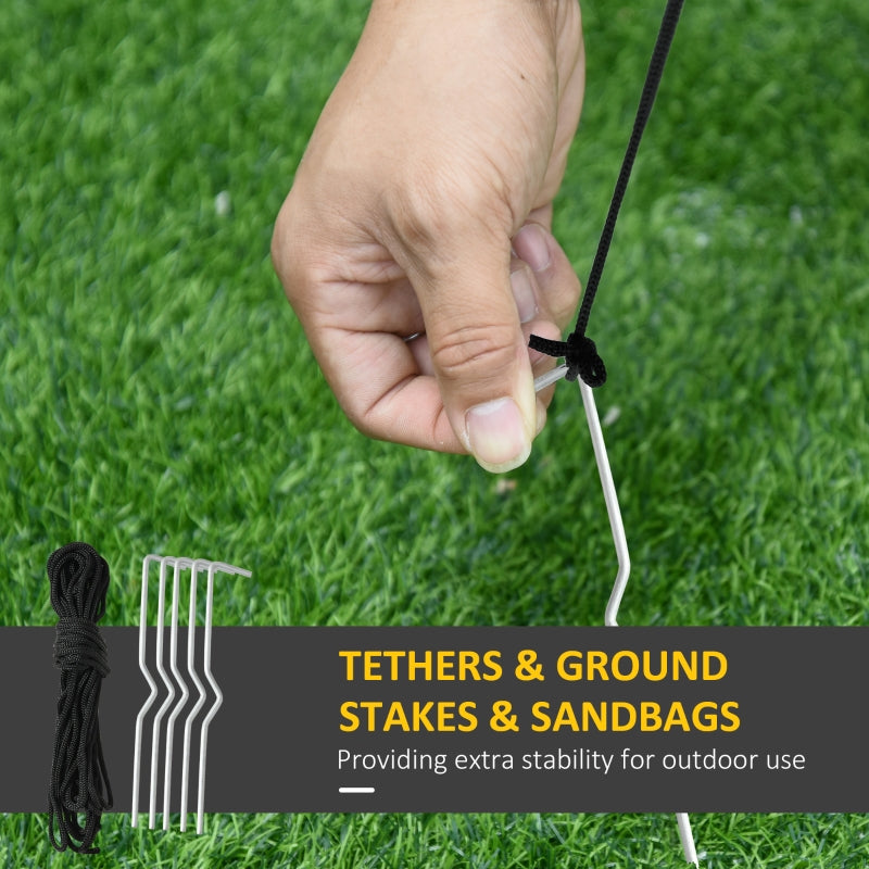 Inflatable Santa Claus 8ft Air Blown Yard Decoration Polyester Cloth