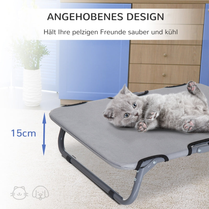 Dog Bed, Foldable Outdoor, Grey