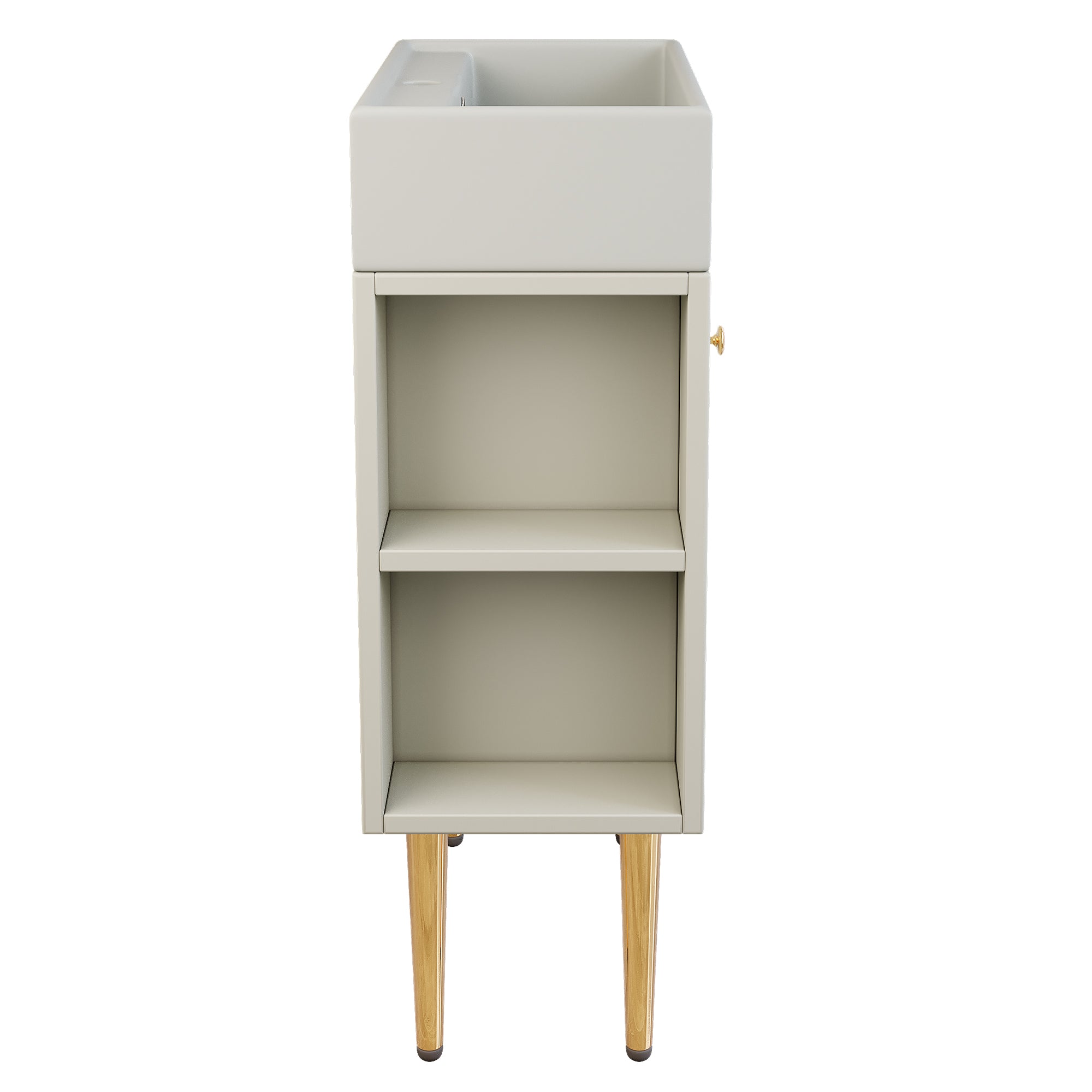 Bathroom Furniture Washbasin 55cm, Guest Bathroom Vanity Unit, White