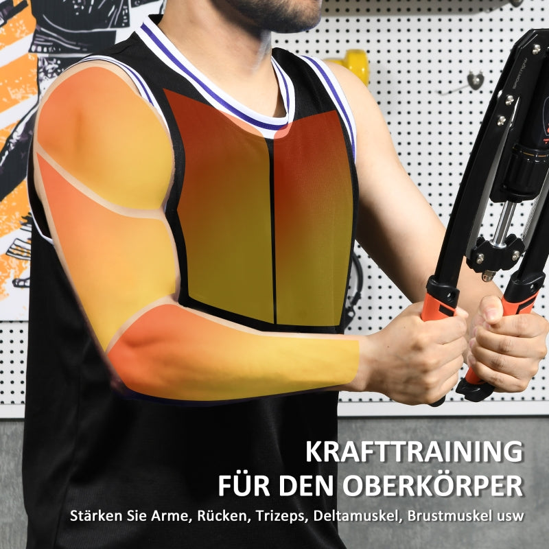 Power Twister Adjustable Hydraulic Arm Training Device, 10-200kg, Black and Red