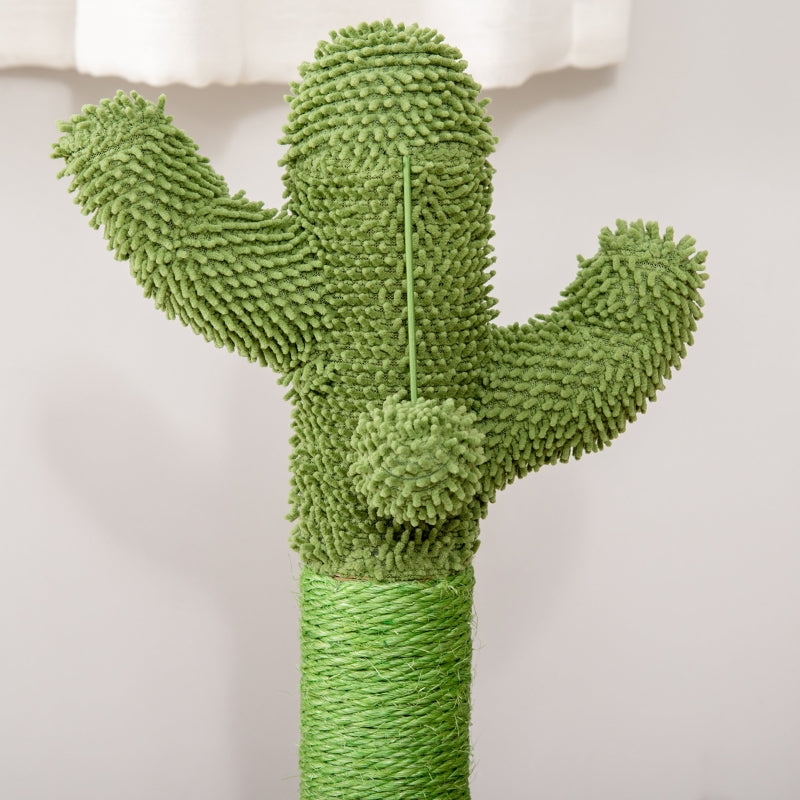 Cat Scratching Post Cactus Tree Sisal Rope Green+Natural