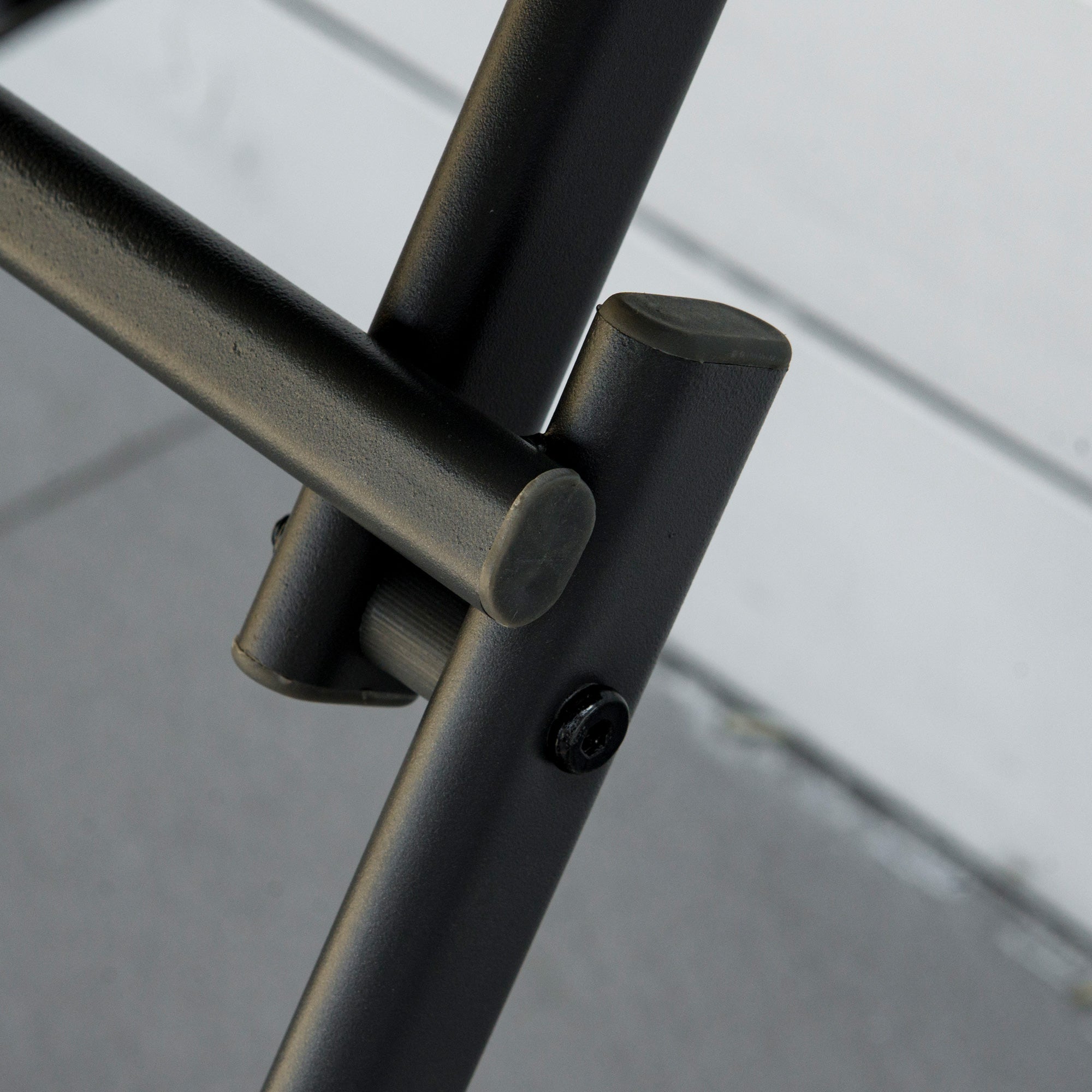 Polyrattan Bistro Set, 2-Person Garden Furniture, Grey