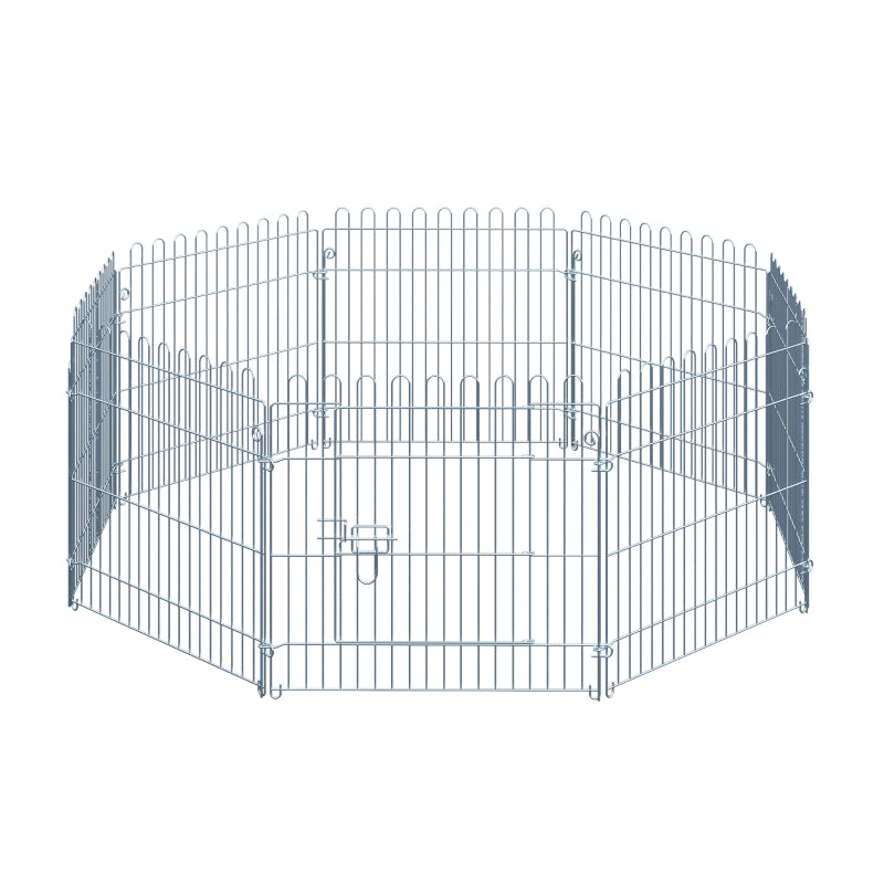 Free-Range Enclosure, 8-Part Puppy Playpen W63 x H60 cm