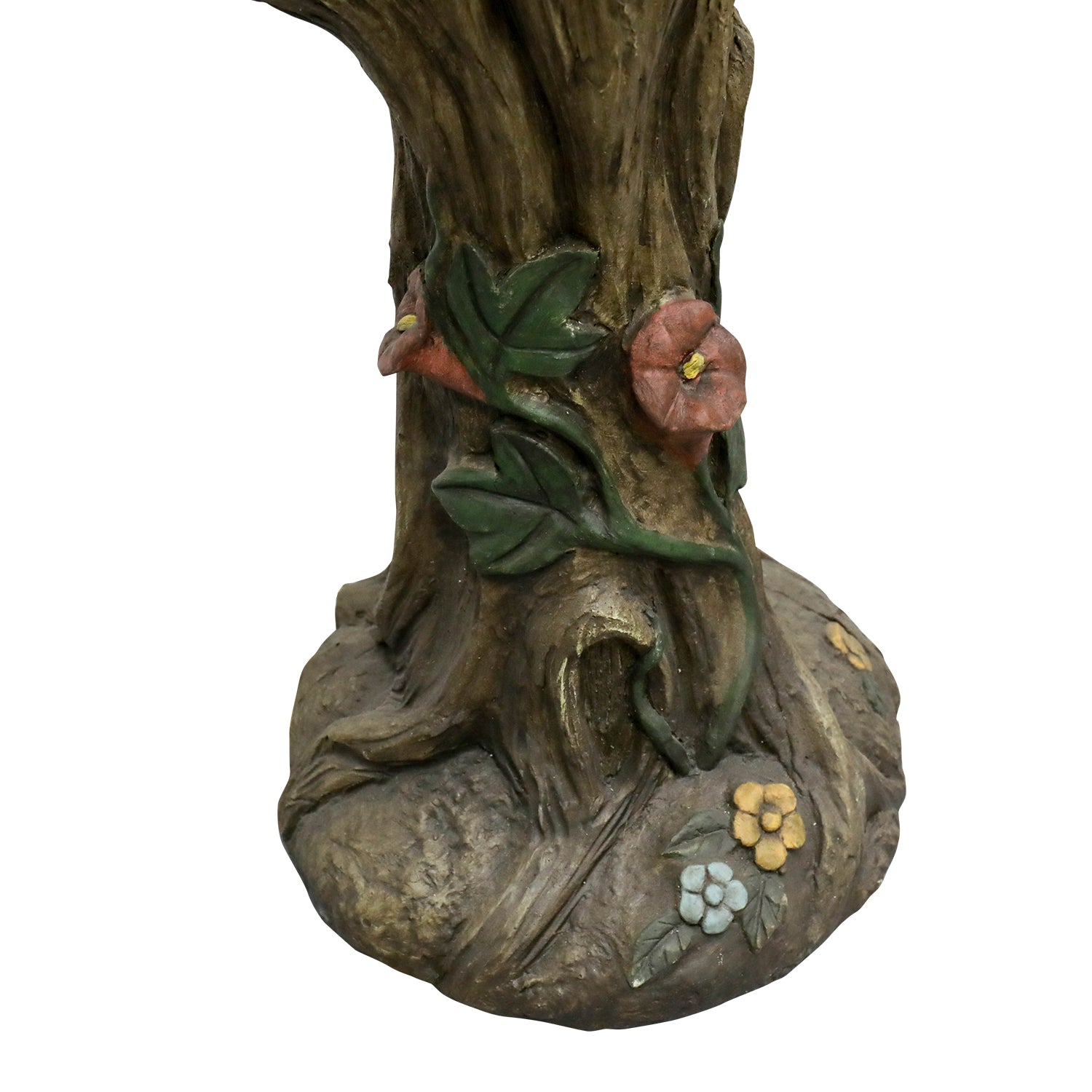 Birdbath Fountain, Concrete Wood Look, 65cm High
