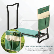 Kneeling Bench Foldable 2-in-1 Garden Stool Tool Bag - EVA Foam