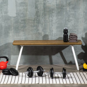 Dumbbell Set 2-in-1, Adjustable 20KG with Barbell, Rust-Proof Metal