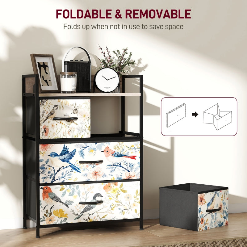 Chest of Drawers 4-Drawer White