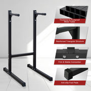 Dip Bar Station Heavy Duty Multi-function Push Up Bar for Home Gym