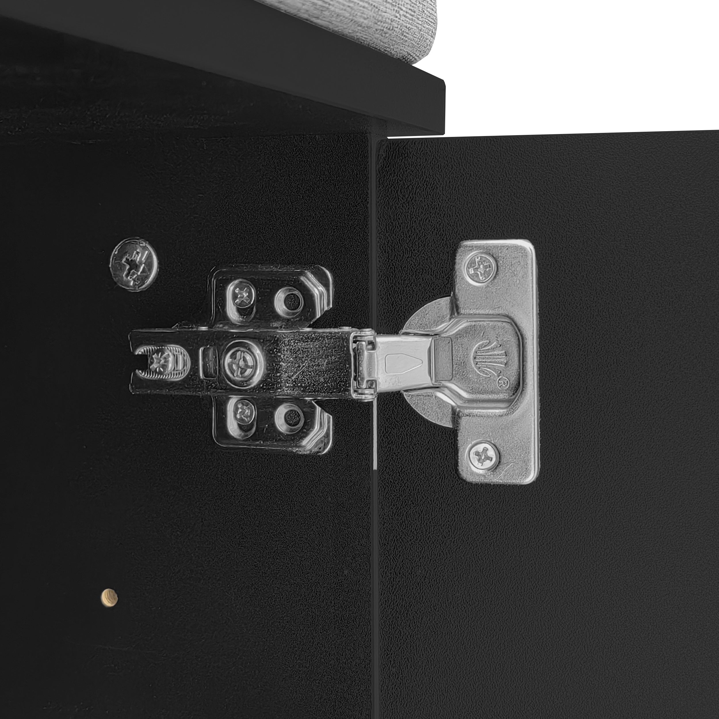 Wardrobe set with shoe bench and cushion and hooks