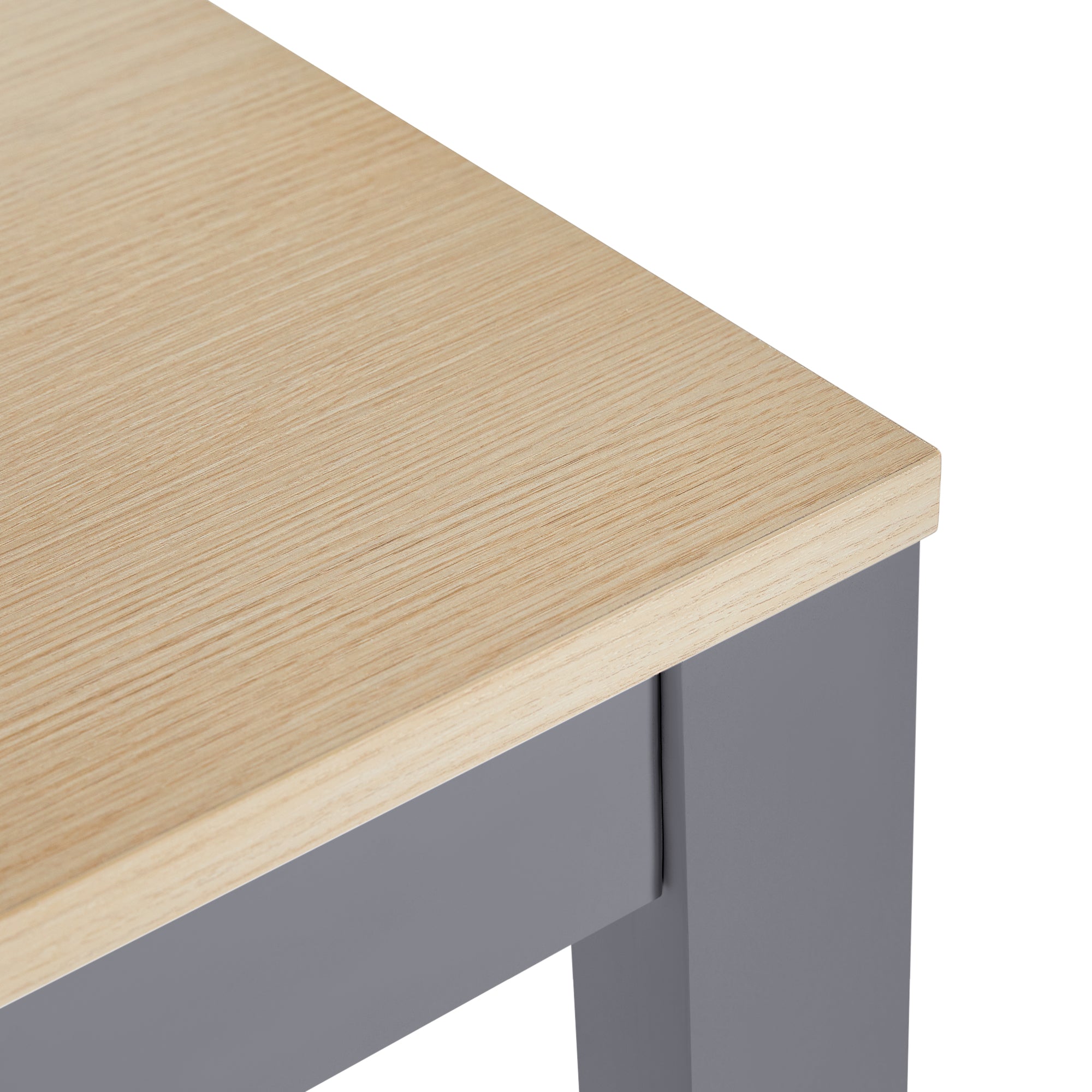 Modern Extendable Bar Table Dining Bistro Storage 6 Shelves Grey