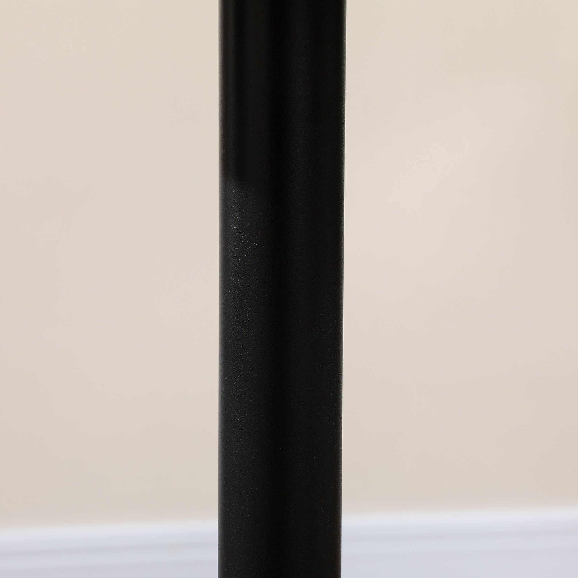 Round Dining Table for 2, Modern Steel Legs Small Spaces