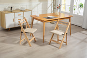 Folding Chair - Space-Saving Durable Design - Solid Wood