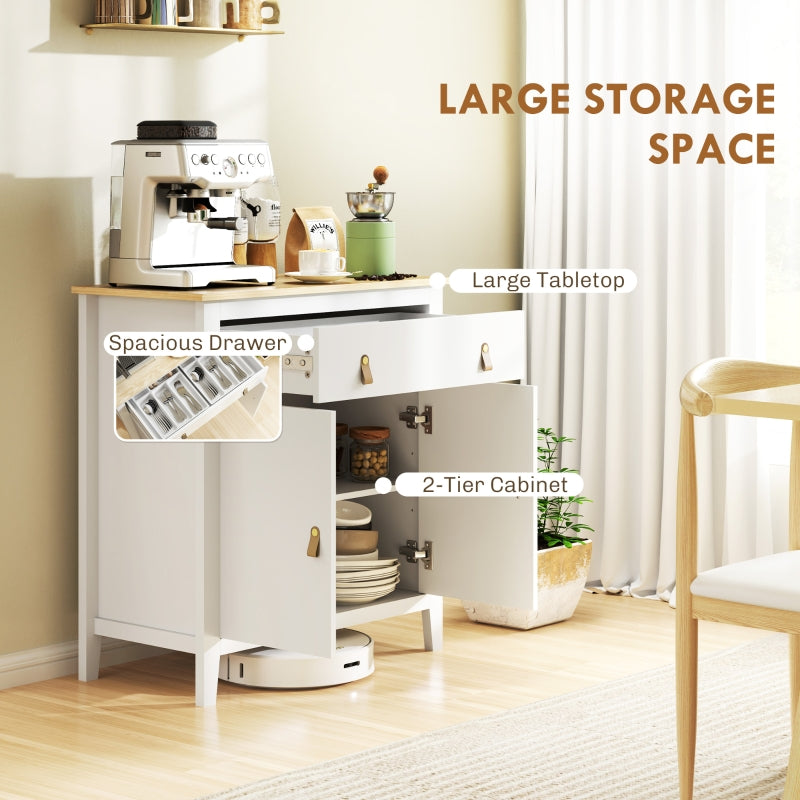 Sideboard Multi-Storage Farmhouse Design White