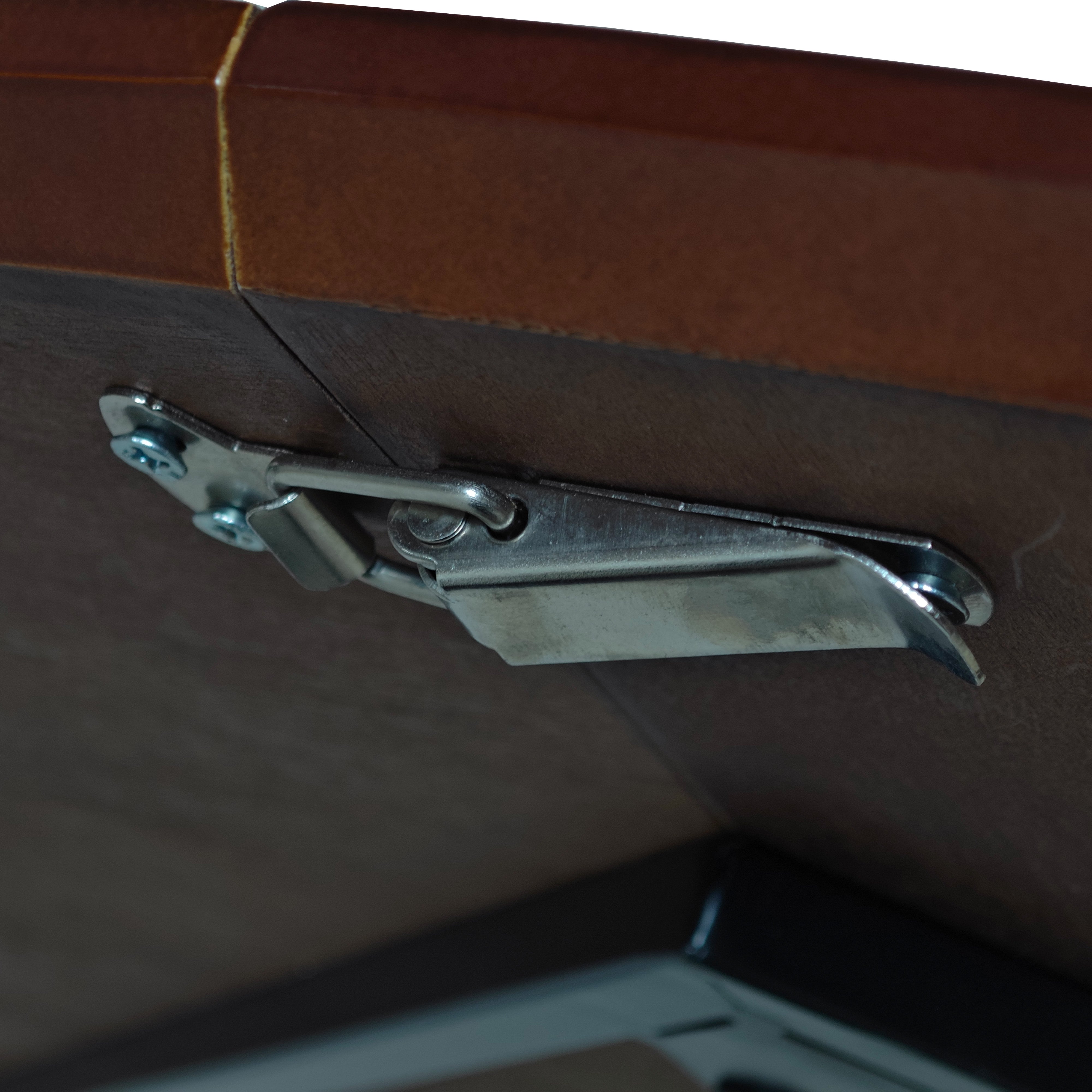 Dining Table Set, 4-person Tulip Table with Chairs, Brown & Gray