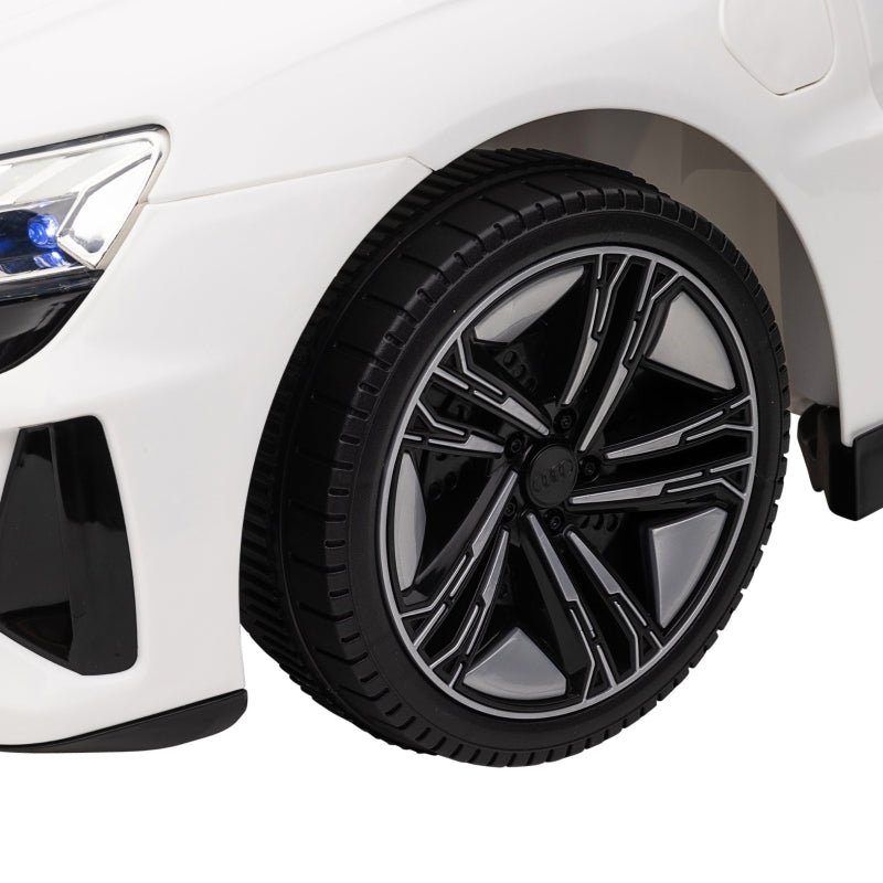 Audi RS e-tron GT Children's Electric Car with Remote Control and Music, White