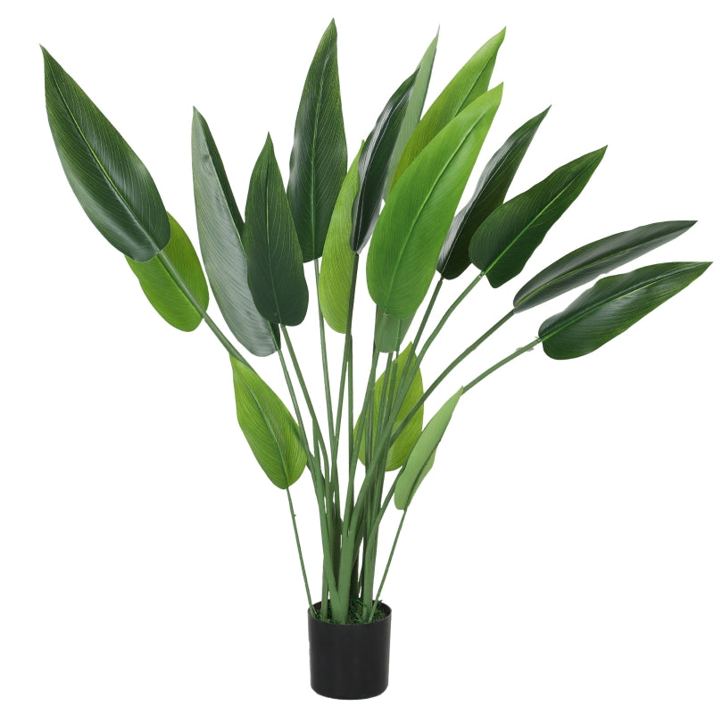 Artificial Bird of Paradise Plant, 110cm, Plastic