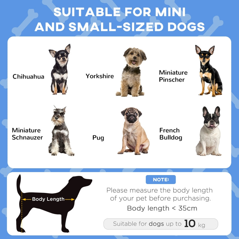 Cooling Raised Pet Bed w/ Washable Breathable Mesh, for Mini Small Dogs - Dark Blue