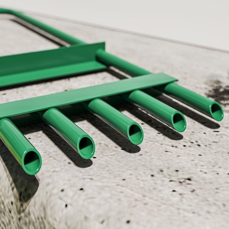 Lawn Aerator 30cm Wide Manual with Non-Slip Handle, Steel