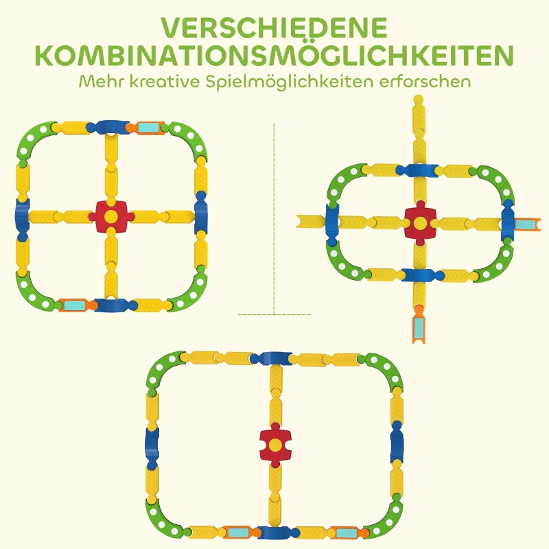 Children's Balance Beam with Interactive Non-Slip Frame, Colorful Plastic