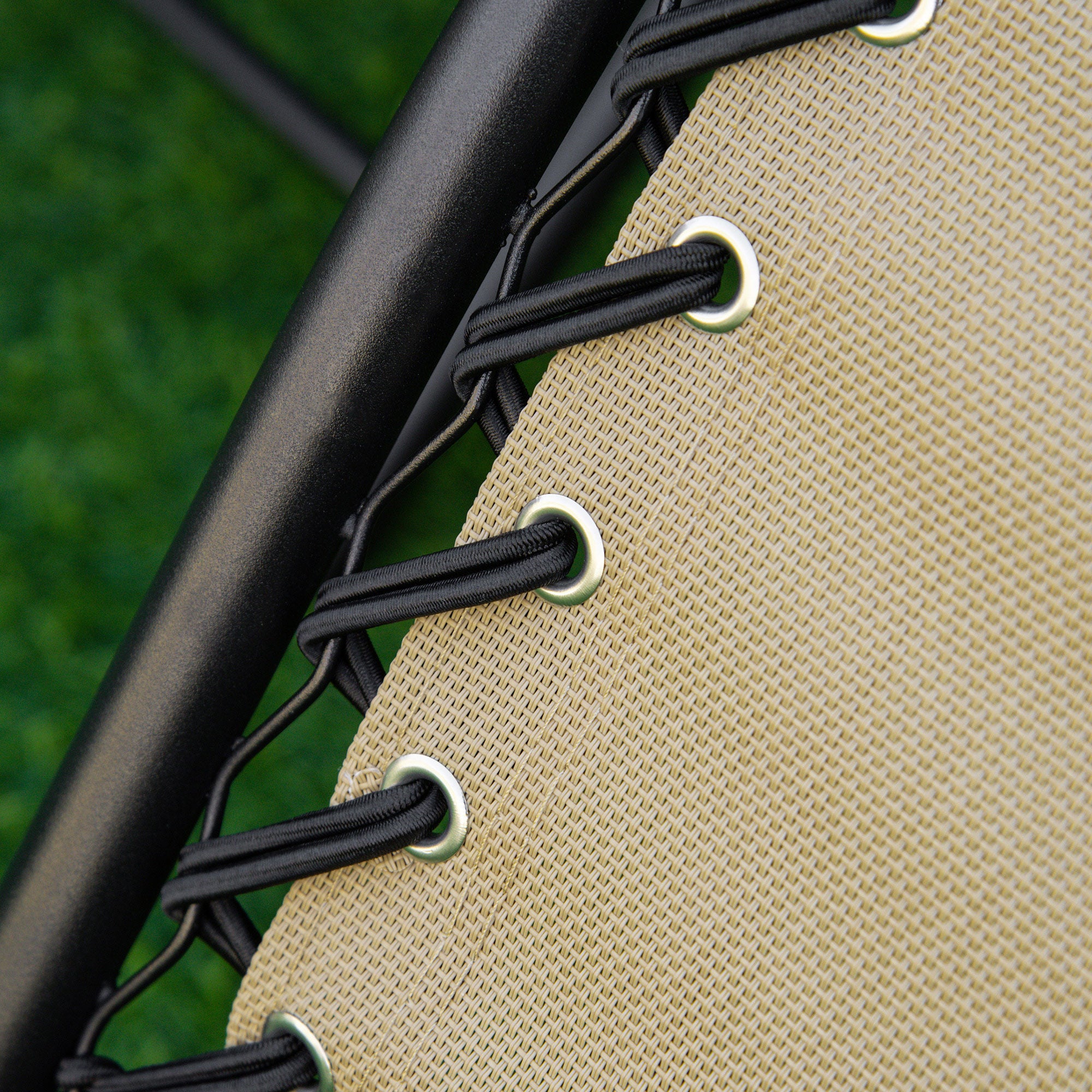 Folding Zero Gravity Chairs, 3 Pieces Adjustable Sun Lounger Set with Table, Beige