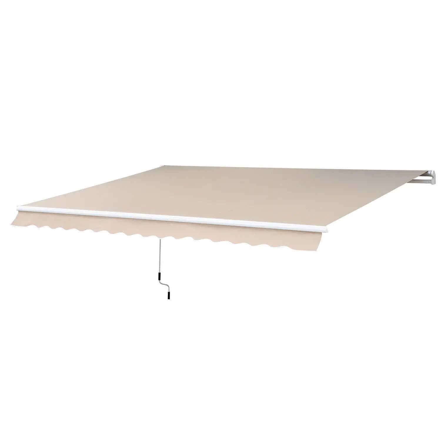 Awning Folding Arm 3m Balcony Sunshade - Beige