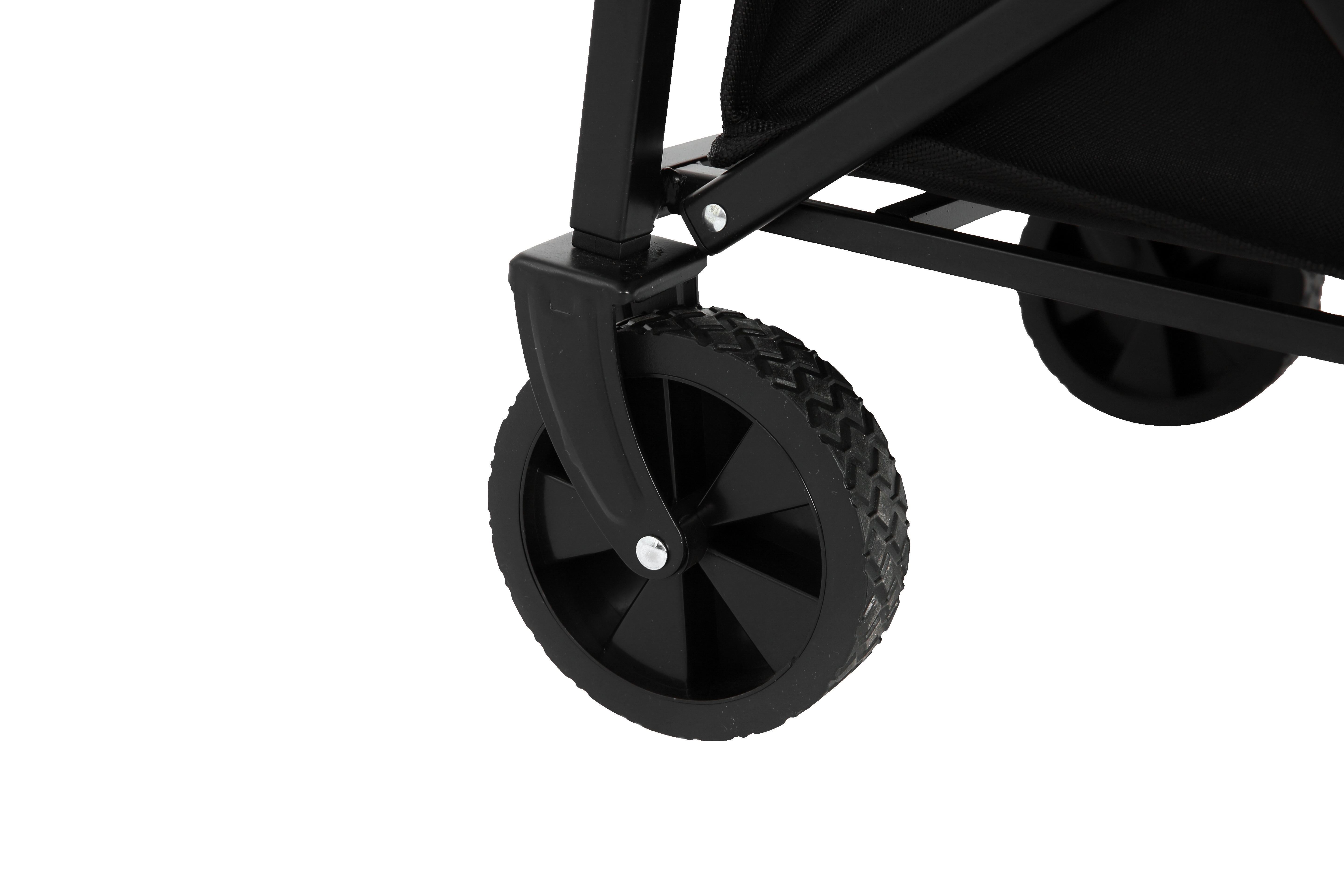 folding beach wagon outdoor utility cart blue