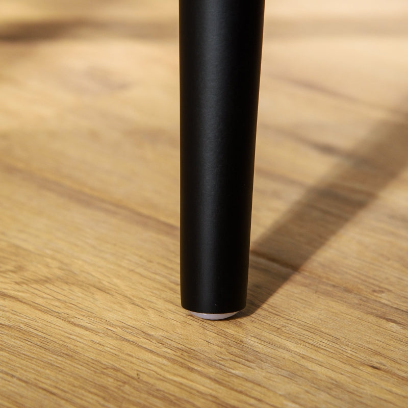 Dressing Table Set with Mirror, Stool, 3 Drawers and Open Shelves, White