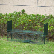 Two-Door Live Trap for Small Animals, Rat and Mice - Dark Green