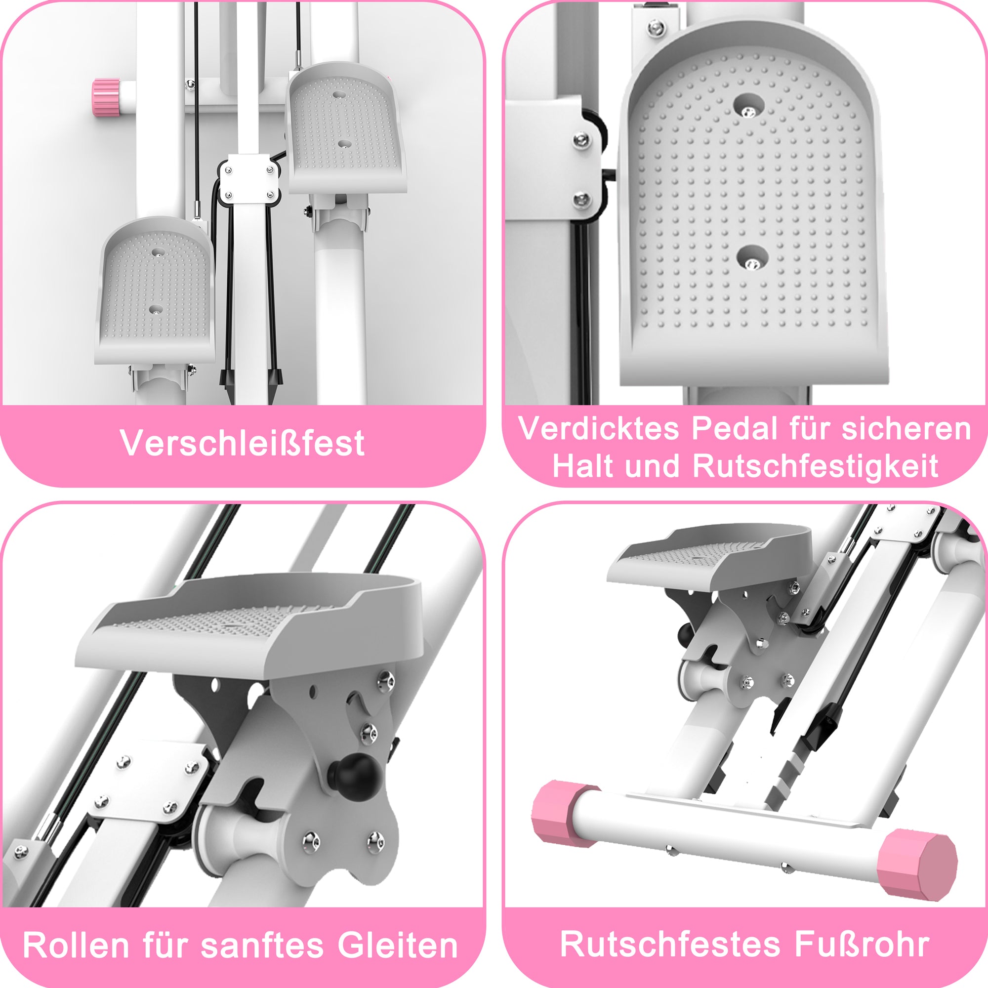 Stair Stepper, Adjustable Resistance Training Equipment for Home Gym & Office