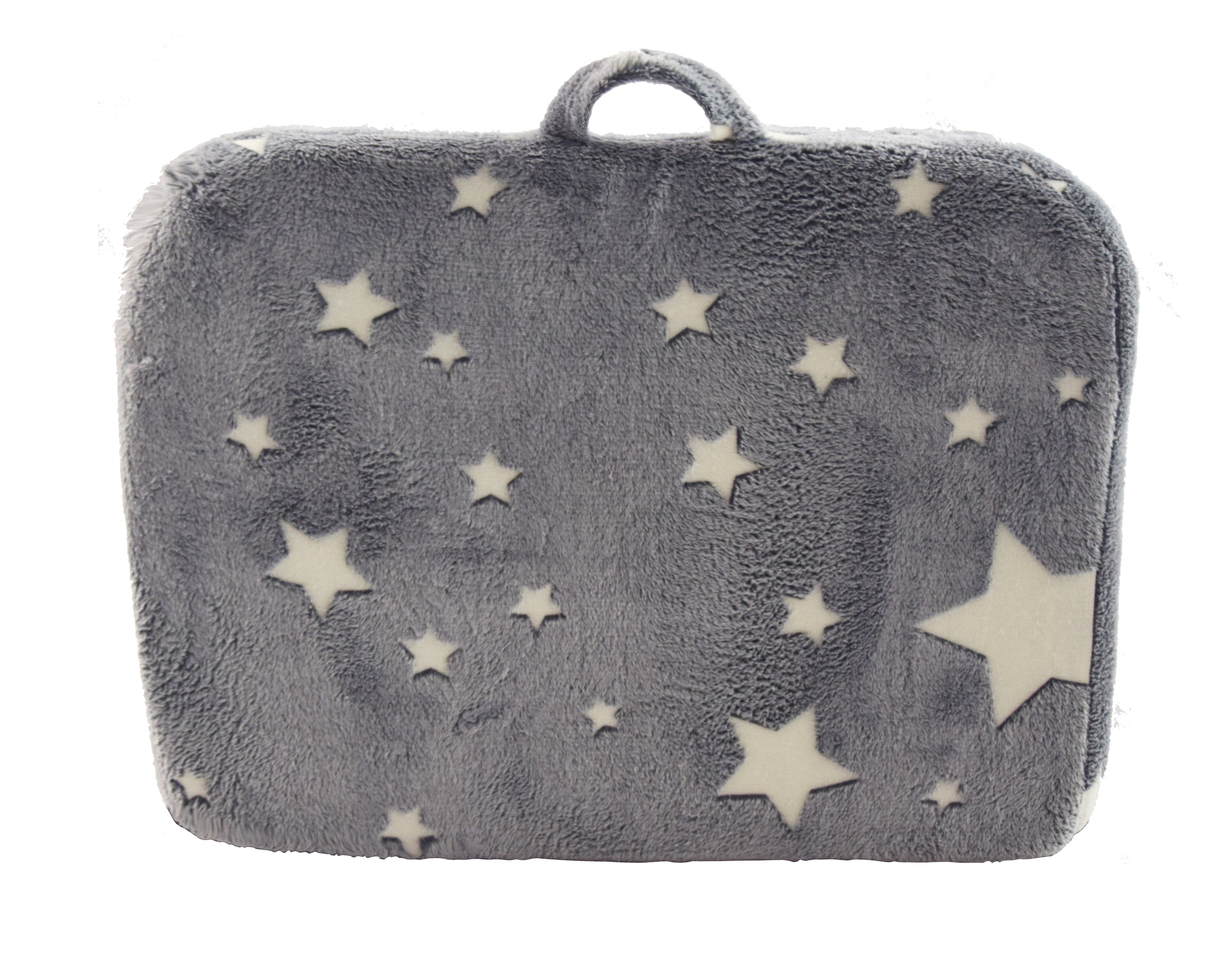 Children's Sofa, Foam Chair with Carrying Handle & Side Pockets, Grey