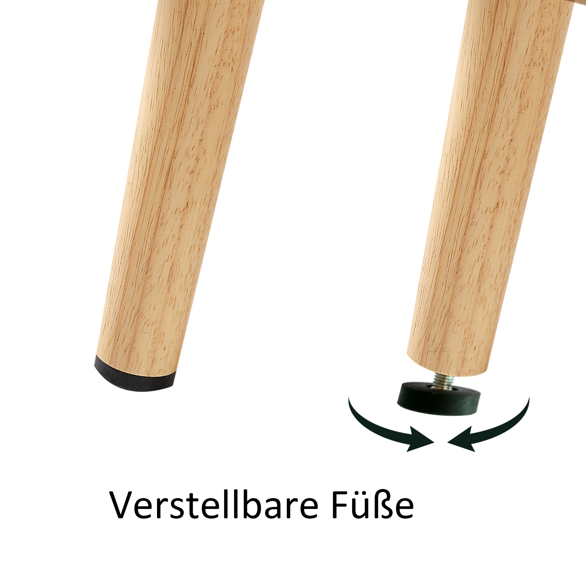 Wicker Coffee Table Sliding Doors Solid Wood Legs - Natural Color