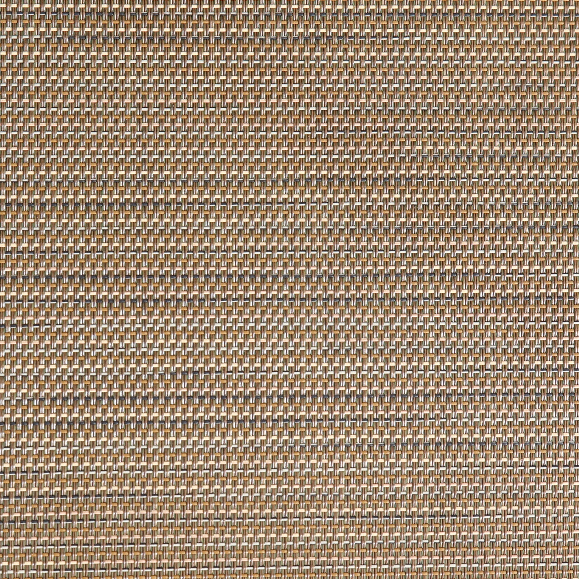 3 Pieces Outdoor Bistro Set, Stackable Armchairs, Mesh Fabric/SPC Table, Brown