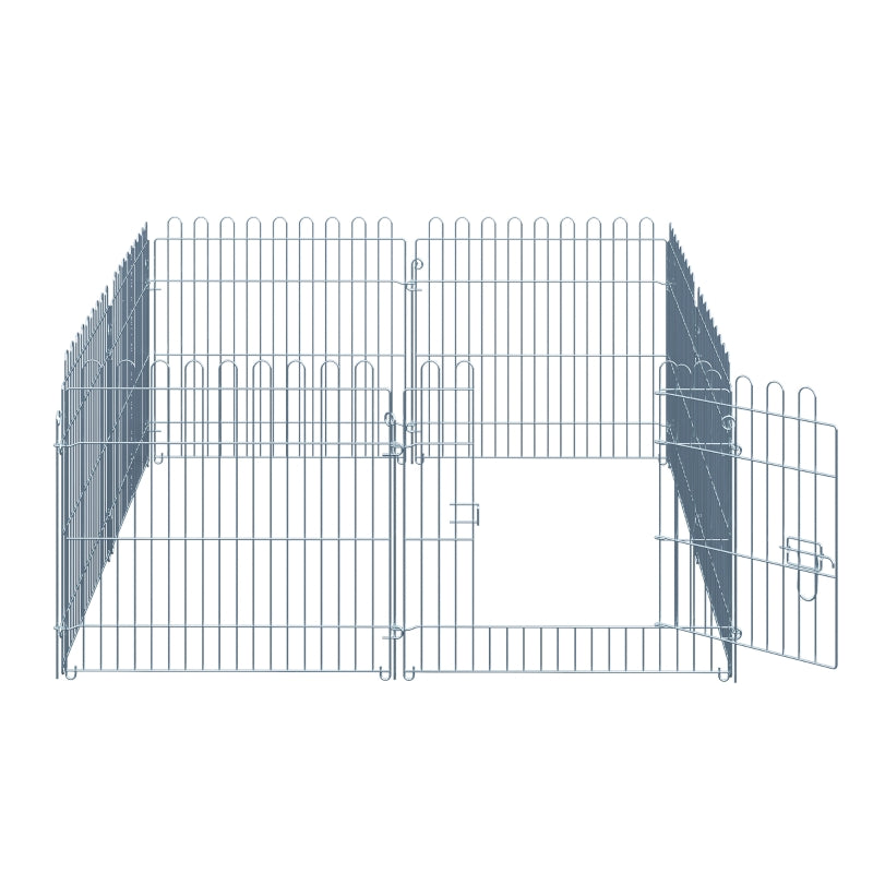 Free-Range Enclosure, 8-Part Puppy Playpen W63 x H60 cm