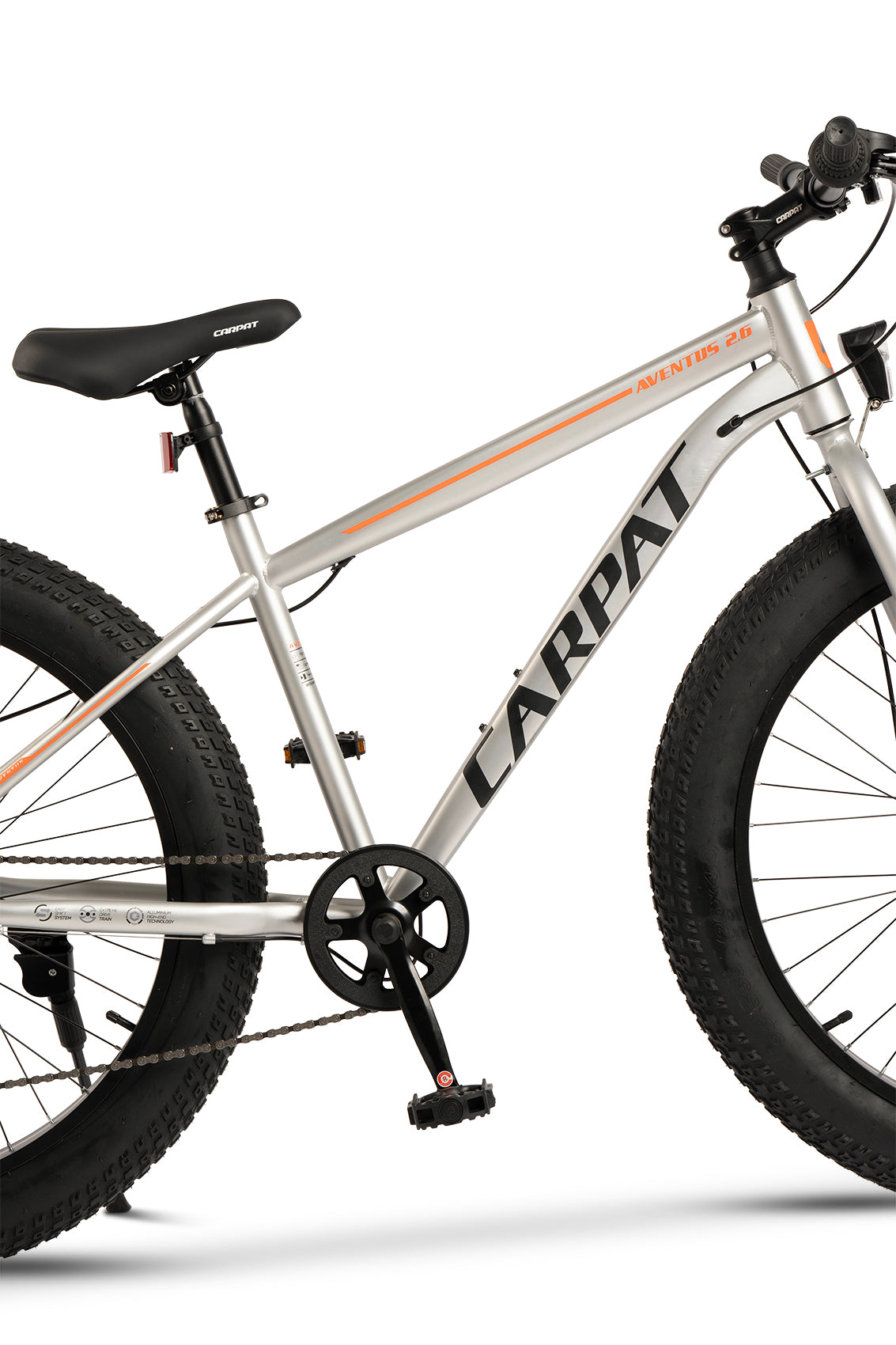 Carpat Fatbike Mountain Bike 26-inch 7-Speed Shimano Disc Brakes