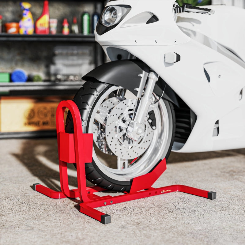Motorcycle Stand, Adjustable, Metal Red