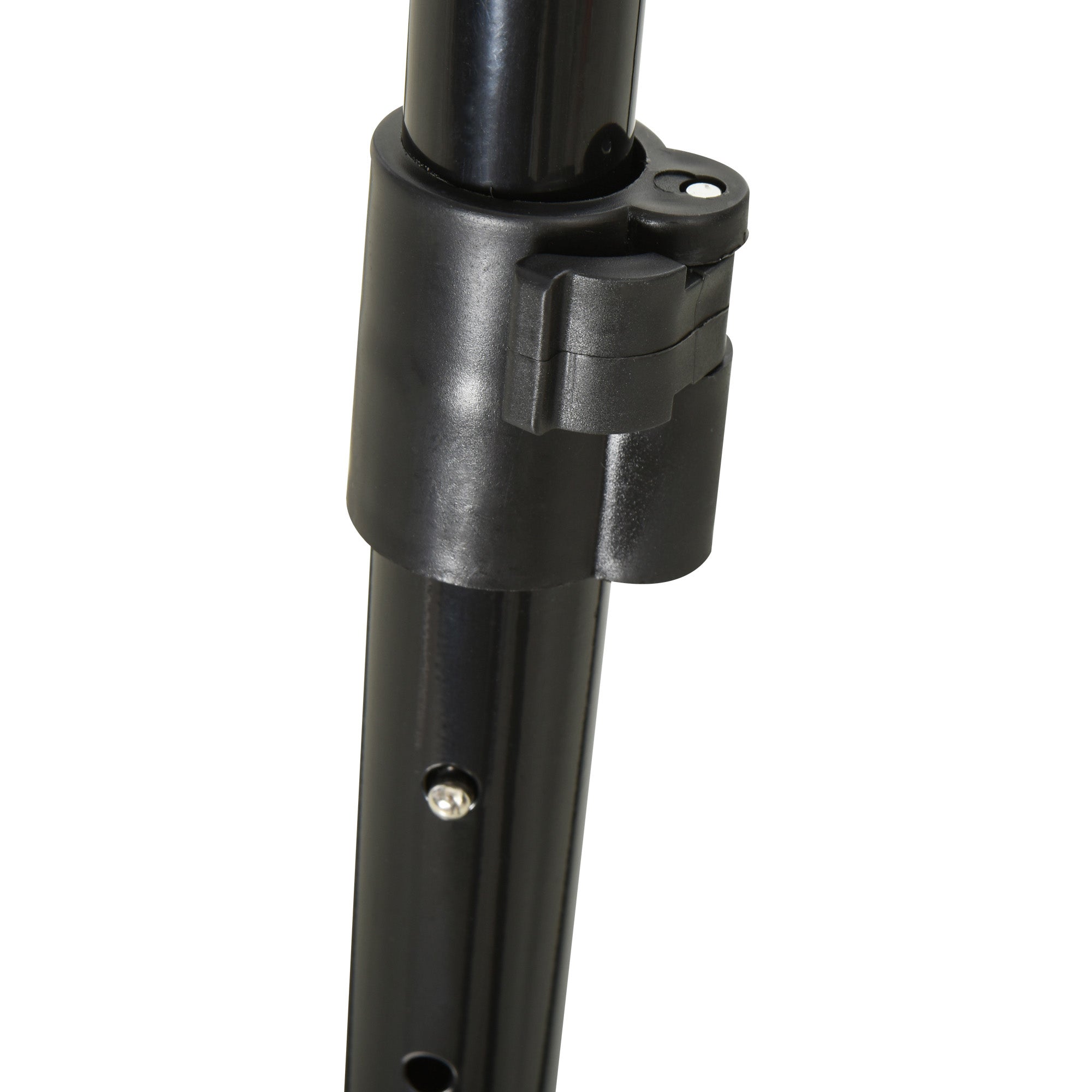 Football Rebounder Foldable Kickback Goal 5 Levels, Metal Black