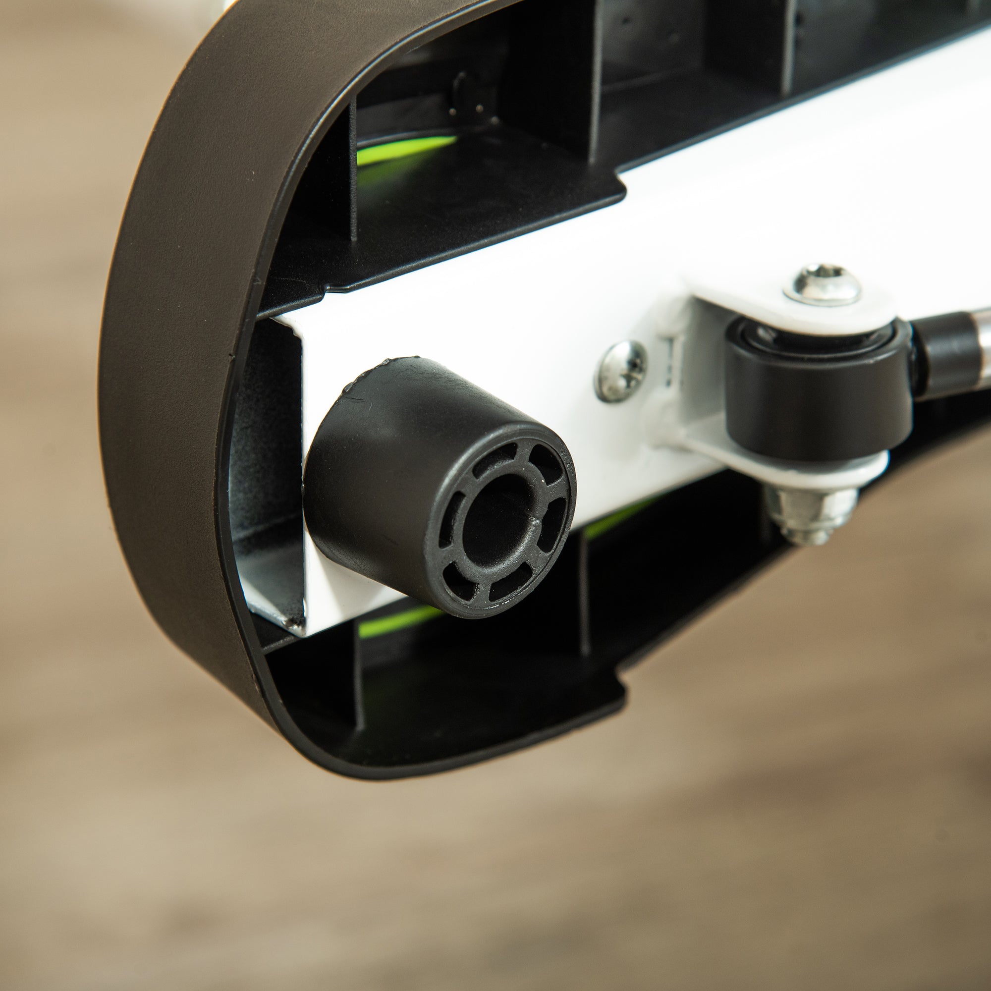 Stepper Fitness Swing Stepper with LCD Screen, Handlebar, Steel ABS, Green