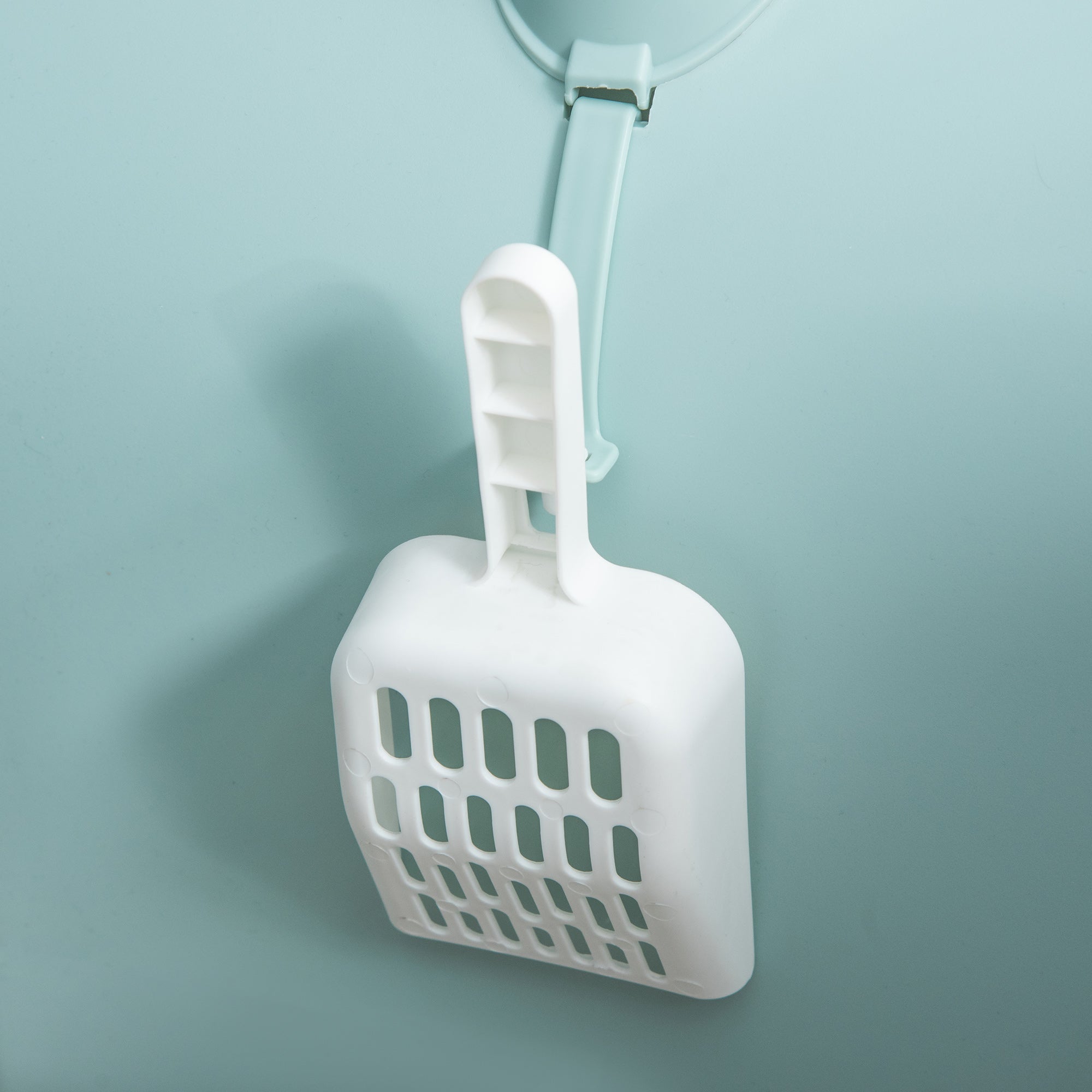 PawHut Cat Litter Box with Hood, Lid, Mat, Plastic Green